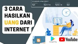 Cara Hasilkan Uang Melalui Internet (Youtube, Website dan Android)