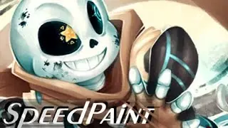 Ink!Sans SPEEDPAINT! (Undertale AU) - Protector of Imagination and of ALTERNATE UNIVERSES!