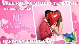 Free PTE AV Studio Pro Template   Happy Valentines Day ID 07022023