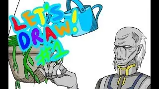 Let's Draw #1: Ebony Maw