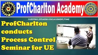 ProfCharlton is the TECHNICAL SPEAKER for PSME Junior Unit -UE -Manila.||Tackles Instru and Control.
