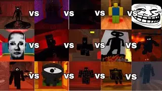 [ROBLOX]Doors Seek Chase(High Graphics )VS 20 fanmade Doors (Bad v1,v3,v2,v4,v5,v7)😁