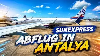 Abflug in Antalya mit SunExpress