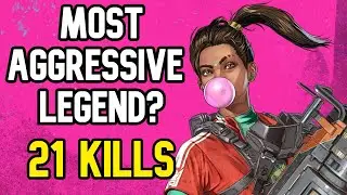 The proper way to Play Rampart (21 kill 4k damage game Apex Legends)