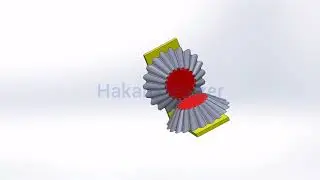 Konik Dişli Hareket Aktarımı Taslak Çizimi