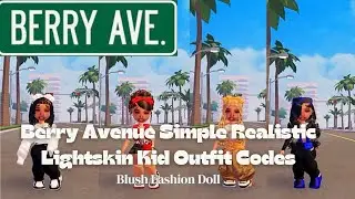 BERRY AVENUE* Simple Realistic Lightskin kid Outfit Codes