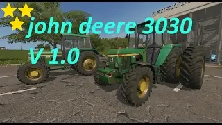 Mod Vorstellung Farming Simulator Ls17:john deere 3030 V 1.0