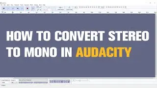 How to Convert Stereo to Mono in Audacity? Quick Tutorial