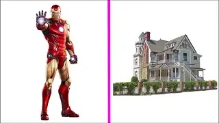 Shape of The Home With The Superhero You Have  PART 6