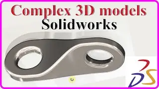 Solidworks Tutorial | How To Make Complex 3D Models In Solidworks | Surface Modelling In Solidworks