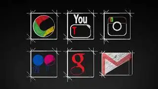 Social Media Icons- 30 Pack - After Effects Template