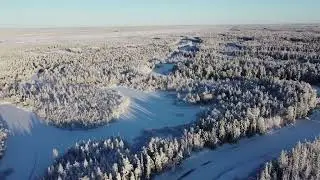 Вид с верху р.Етыпур и ее окрестности 18.11.2023г.