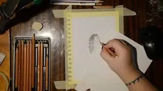 *PENCIL* Cathy Hay's portrait *time laps*