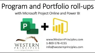 Program and Portfolio Roll ups with Microsoft Project and Power BI
