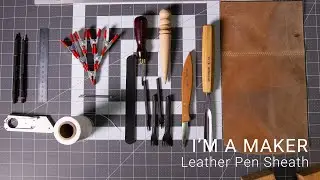 From Riverbank to Pocket: My First Leather Project - DIY Pen Sheath