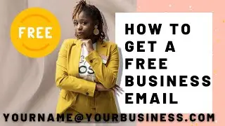 FREE BUSINESS EMAIL | Bossing on a budget 001