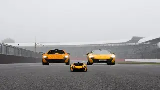 Lando Norris Takes on Silverstone Circuit in a Life-Size LEGO Technic McLaren P1 (part 1)