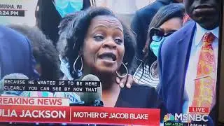 CAPTIONED Jacob Blake's mother, Julia Jackson