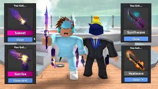 MM2 Summer Update UNBOXING & GAMEPLAY!