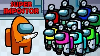 Among Us mas 9 MÉDICOS vs SUPER IMPOSTOR