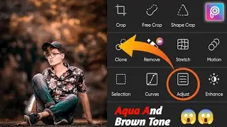 PicsArt Aqua And Brown Tone Photo Editing | New Photo Editing 2022 | PicsArt Photo Editing