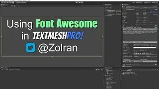 TextMesh Pro - Multi Fonts & Sprite with Font Awesome