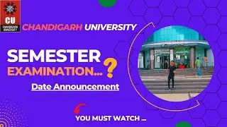 #chandigarhuniversity Examination date announced 😢 must watch| #assignment last date? | #techiesidea