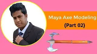 maya tutorial axe modeling 2019 ( Maya Tutorial  bangla ) 3D modeling  // part 02 //n presents
