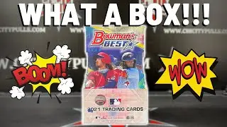 WOW! What A Box! Opening Up A 2021 Bowman's Best Baseball Hobby Box!
