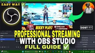 OBS Studio STREAMING Setup 🔥 || YouTube Live Guide For Beginners