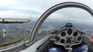 Видео 4К аэродром Шевлино, планер Бланик, видео с головы пилота