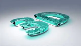 Water Text Animation (3ds max)