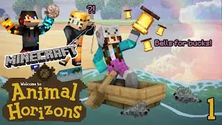 I Played Animal Crossing New Horizons on a Minecraft server!