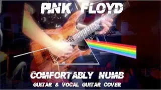 Pink Floyd - Comfortably Numb 🎸Instrumental Voice & Guitar Cover 😱 #1