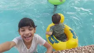 فاجئة الأولاد بطشه ع حمام السباحة كتير إنبسطو 🏊‍♀️👨‍👩‍👦‍👦