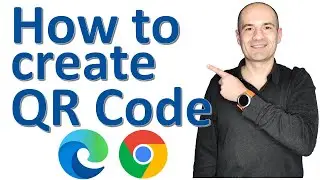 How to create QR Codes in Edge and Chrome 