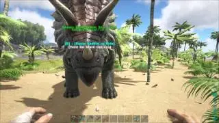 ARK: Survival Evolved - Taming the Triceratops