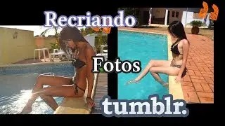 RECRIANDO FOTOS TUMBLR NA PISCINA