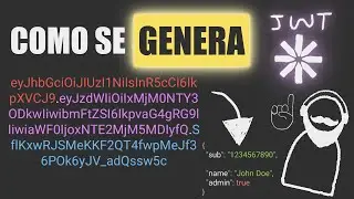 ✅ Crea TOKENS con JWT y Aprende como se compone