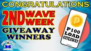 SECOND WAVE - WEEK 2 WINNERS - P100 CELLPHONE LOAD GIVEAWAY (Sorry for the poor audio quality.)