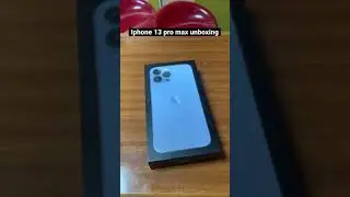 Iphone 13 pro max unboxing