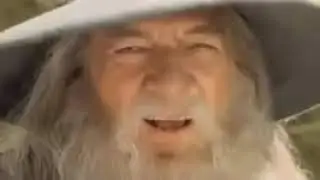 ГЕНДАЛЬФ ЖЖЁТ ПОД ПРИКОЛЬНУЮ МУЗЫКУ.