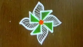 (6) Attractive rangoli , Beautiful Cute Little muggulu, Latest kolam Trendy Mini rangoli 3*3 dots