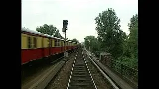 S-Bahn Berlin | Friedrichstraße nach Potsdam (Stadt) | Führerstandsmitfahrt, 1993
