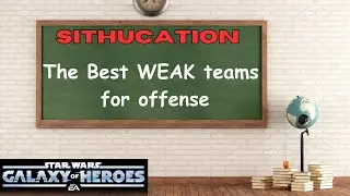 The BEST WEAK teams for offense. #swgoh
