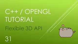 OpenGL/C++ 3D Tutorial 31 - Game class (2) (Copying stuff over...)