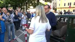 L'arrivo delle reliquie di Don Calabria a Negrar