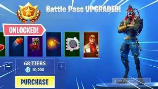BUYING ALL 100 TIERS..!! Season 6 Battle Pass ALL UNLOCKED!! - Fortnite Battle Royale