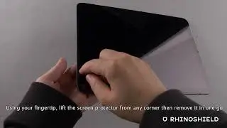 How to remove an iPad Impact Screen Protector?