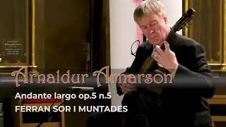 Arnaldur Arnarson plays Sor with a historical guitar